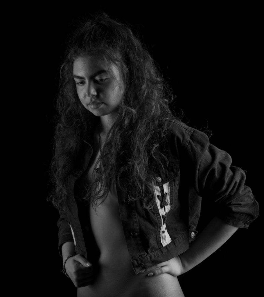 Dalhya - Nu artistique en studio