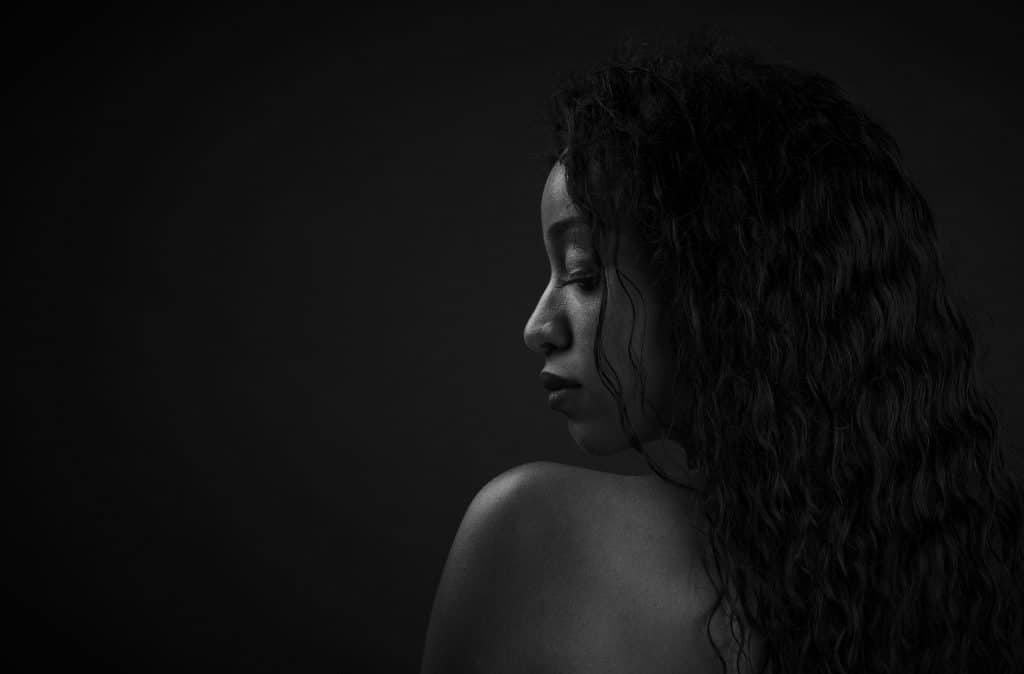 Marta Noir et Blanc en studio à Lausanne